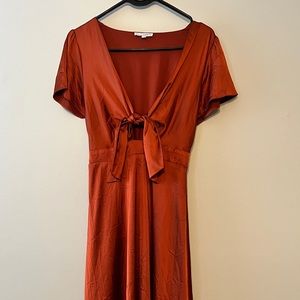 Baltic Born Poppy Satin Midi Dress